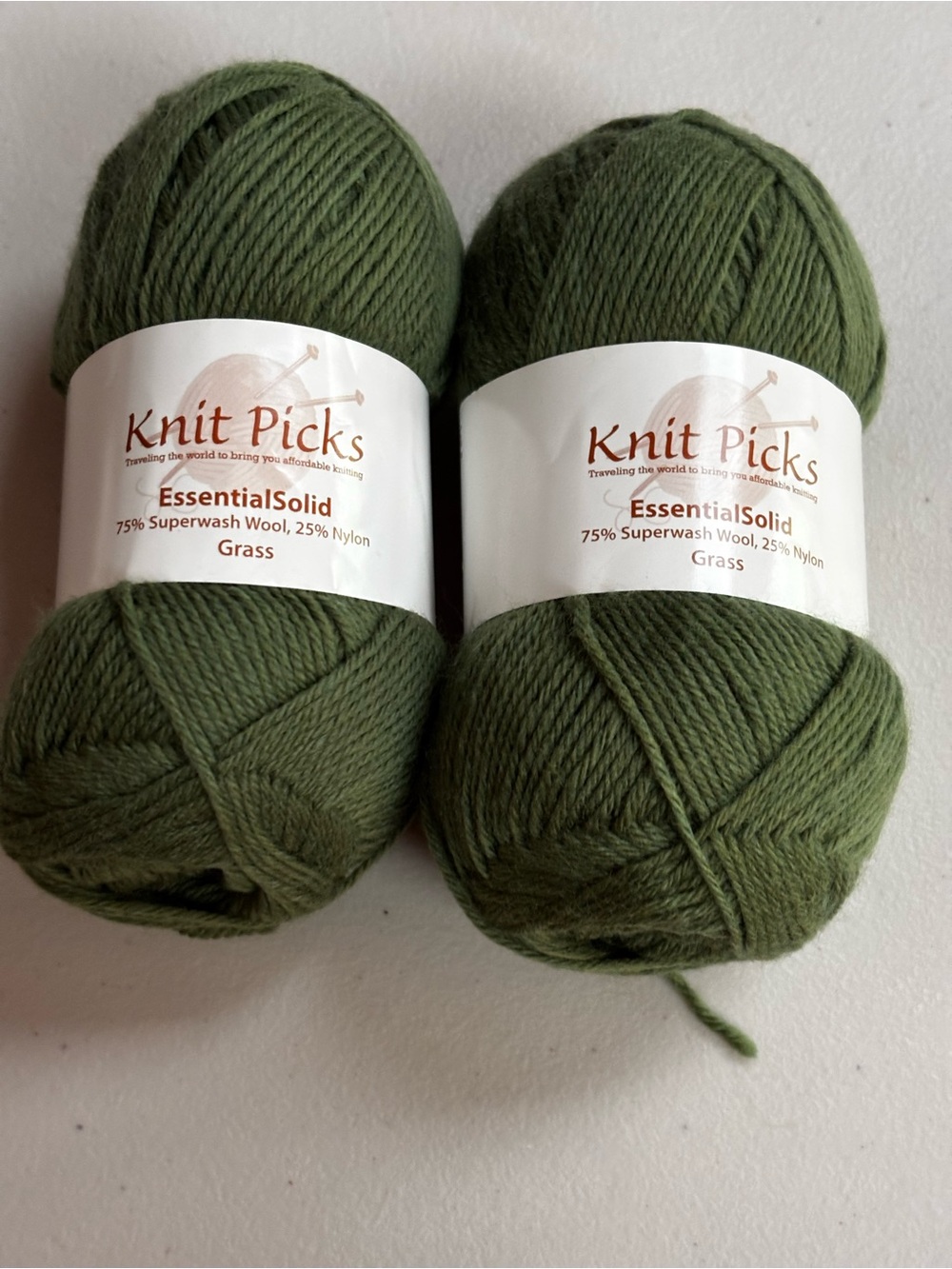 Knit Picks Essential Solid Yarn - 2 skeins
